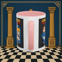 Premium Ready to Go Freemason Design | Junior Deacon: A Fraternal Threshold of Order, Visual Satire in Institutional Hierarchy | Junior Deacon - Masonic Mugs