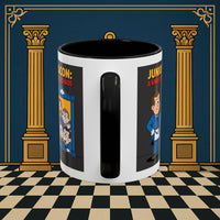 Premium Ready to Go Freemason Design | Junior Deacon: A Fraternal Threshold of Order, Visual Satire in Institutional Hierarchy | Junior Deacon - Masonic Mugs