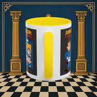 Premium Ready to Go Freemason Design | Junior Deacon: A Fraternal Threshold of Order, Visual Satire in Institutional Hierarchy | Junior Deacon - Masonic Mugs