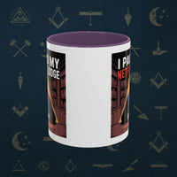 Premium Ready to Go Freemason Design Lodge Humor Coffee Mug | Perfect Gift for Masons, Netflix Lovers, Rituals, Lodge Events, Collectible Mug - Masonic Mugs