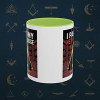 Premium Ready to Go Freemason Design Lodge Humor Coffee Mug | Perfect Gift for Masons, Netflix Lovers, Rituals, Lodge Events, Collectible Mug - Masonic Mugs