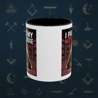 Premium Ready to Go Freemason Design Lodge Humor Coffee Mug | Perfect Gift for Masons, Netflix Lovers, Rituals, Lodge Events, Collectible Mug - Masonic Mugs