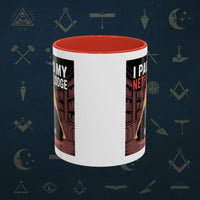Premium Ready to Go Freemason Design Lodge Humor Coffee Mug | Perfect Gift for Masons, Netflix Lovers, Rituals, Lodge Events, Collectible Mug - Masonic Mugs