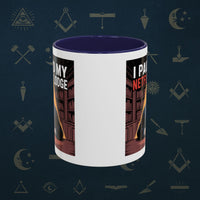Premium Ready to Go Freemason Design Lodge Humor Coffee Mug | Perfect Gift for Masons, Netflix Lovers, Rituals, Lodge Events, Collectible Mug - Masonic Mugs