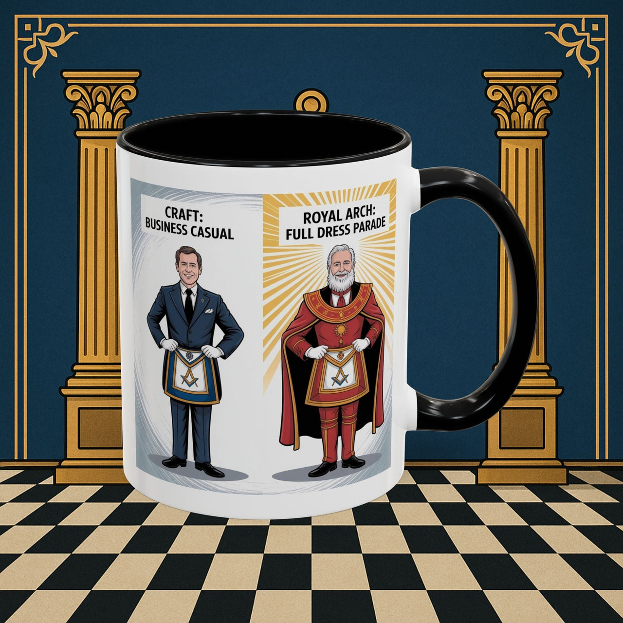 Premium Ready to Go Freemason Design | Masonic Dress Code Decoded | Royal Arch - Masonic Mugs