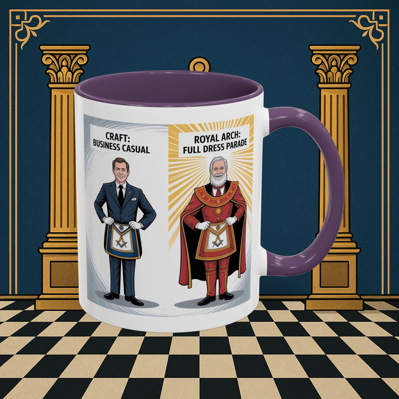 Premium Ready to Go Freemason Design | Masonic Dress Code Decoded | Royal Arch - Masonic Mugs
