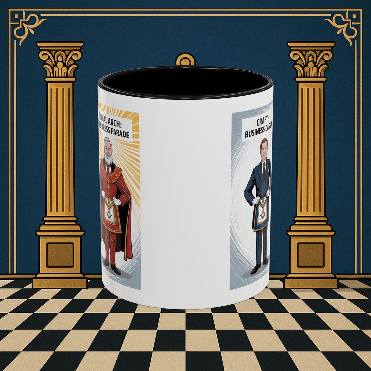 Premium Ready to Go Freemason Design | Masonic Dress Code Decoded | Royal Arch - Masonic Mugs