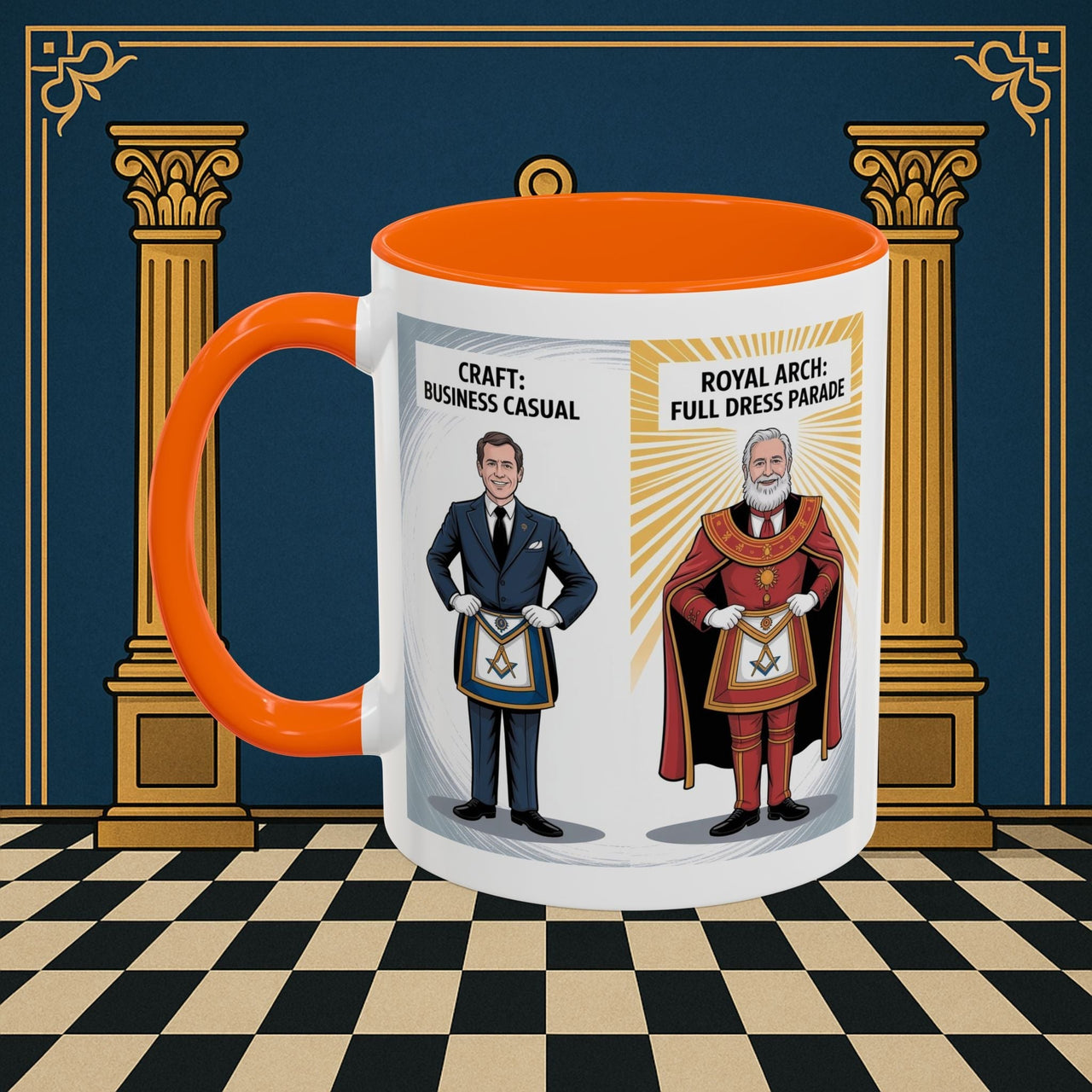 Premium Ready to Go Freemason Design | Masonic Dress Code Decoded | Royal Arch - Masonic Mugs