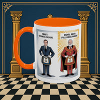 Premium Ready to Go Freemason Design | Masonic Dress Code Decoded | Royal Arch - Masonic Mugs