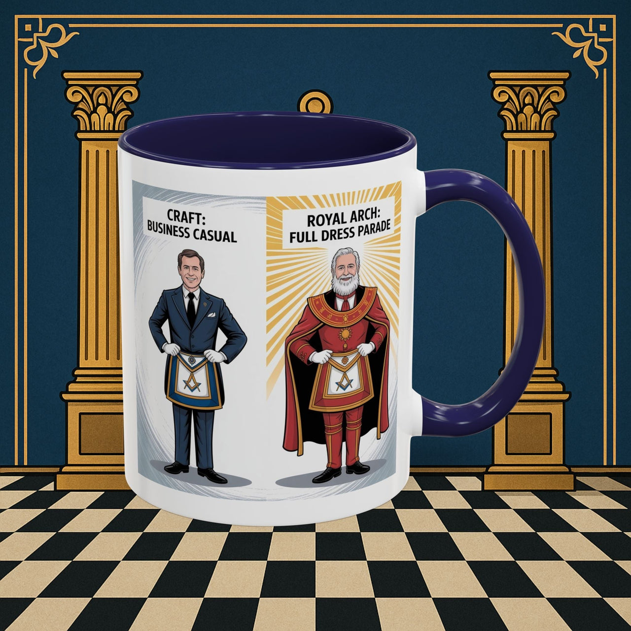 Premium Ready to Go Freemason Design | Masonic Dress Code Decoded | Royal Arch - Masonic Mugs