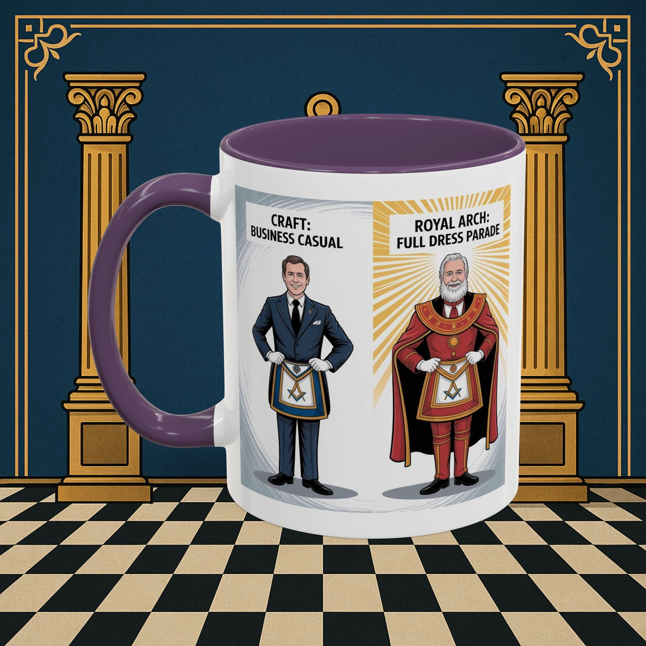 Premium Ready to Go Freemason Design | Masonic Dress Code Decoded | Royal Arch - Masonic Mugs