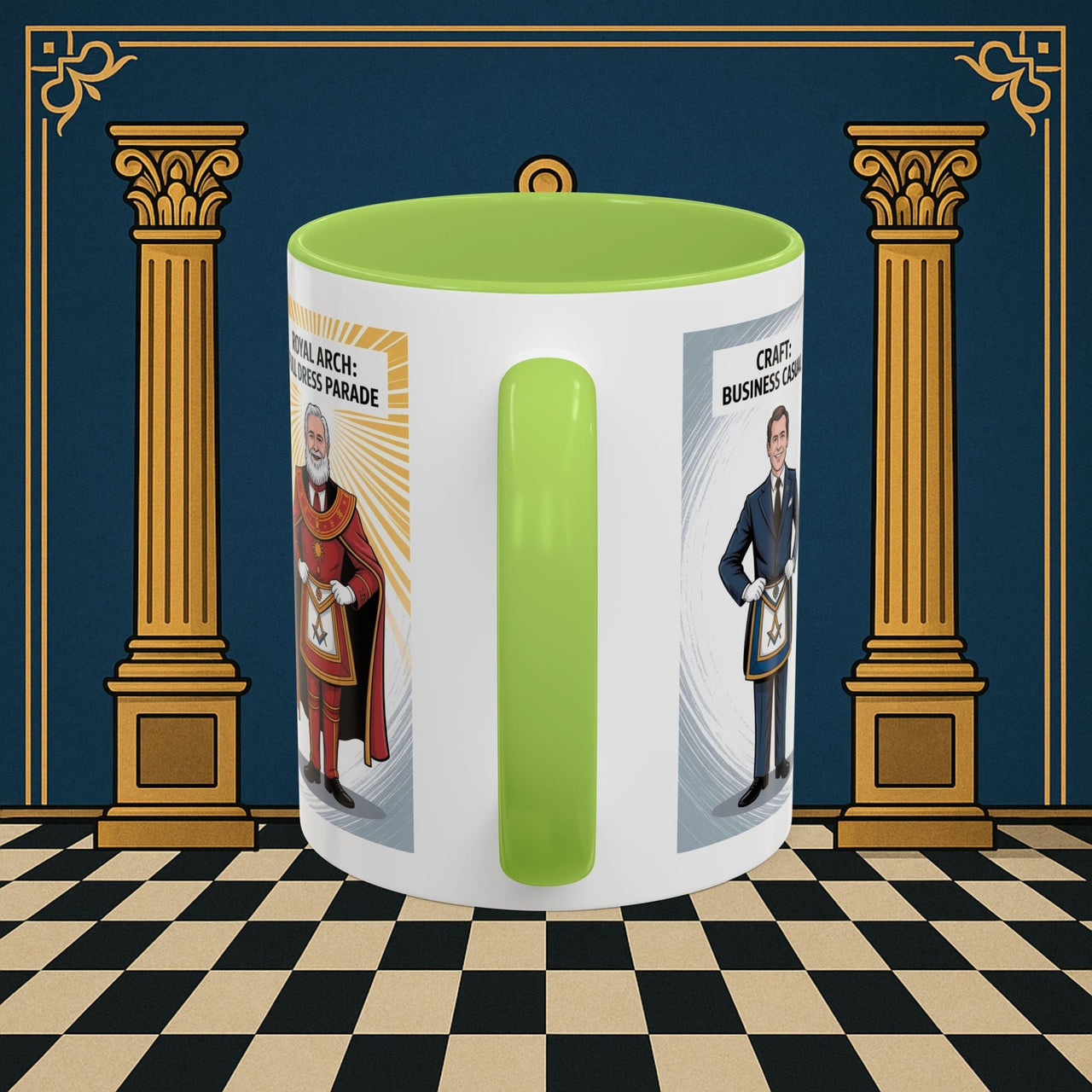 Premium Ready to Go Freemason Design | Masonic Dress Code Decoded | Royal Arch - Masonic Mugs