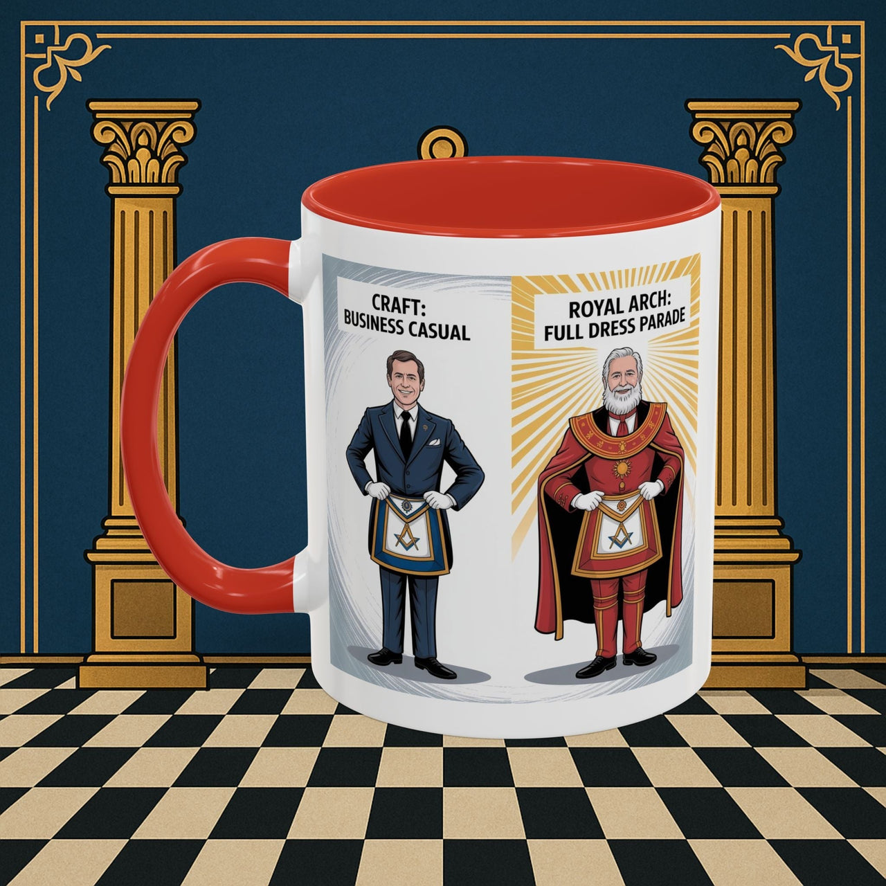 Premium Ready to Go Freemason Design | Masonic Dress Code Decoded | Royal Arch - Masonic Mugs