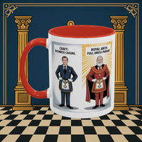 Premium Ready to Go Freemason Design | Masonic Dress Code Decoded | Royal Arch - Masonic Mugs