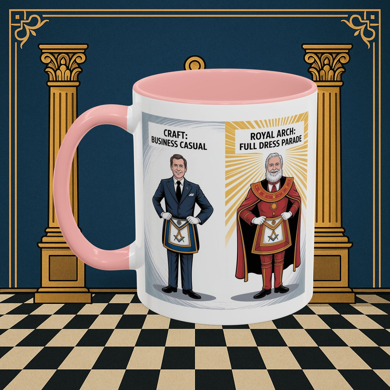 Premium Ready to Go Freemason Design | Masonic Dress Code Decoded | Royal Arch - Masonic Mugs