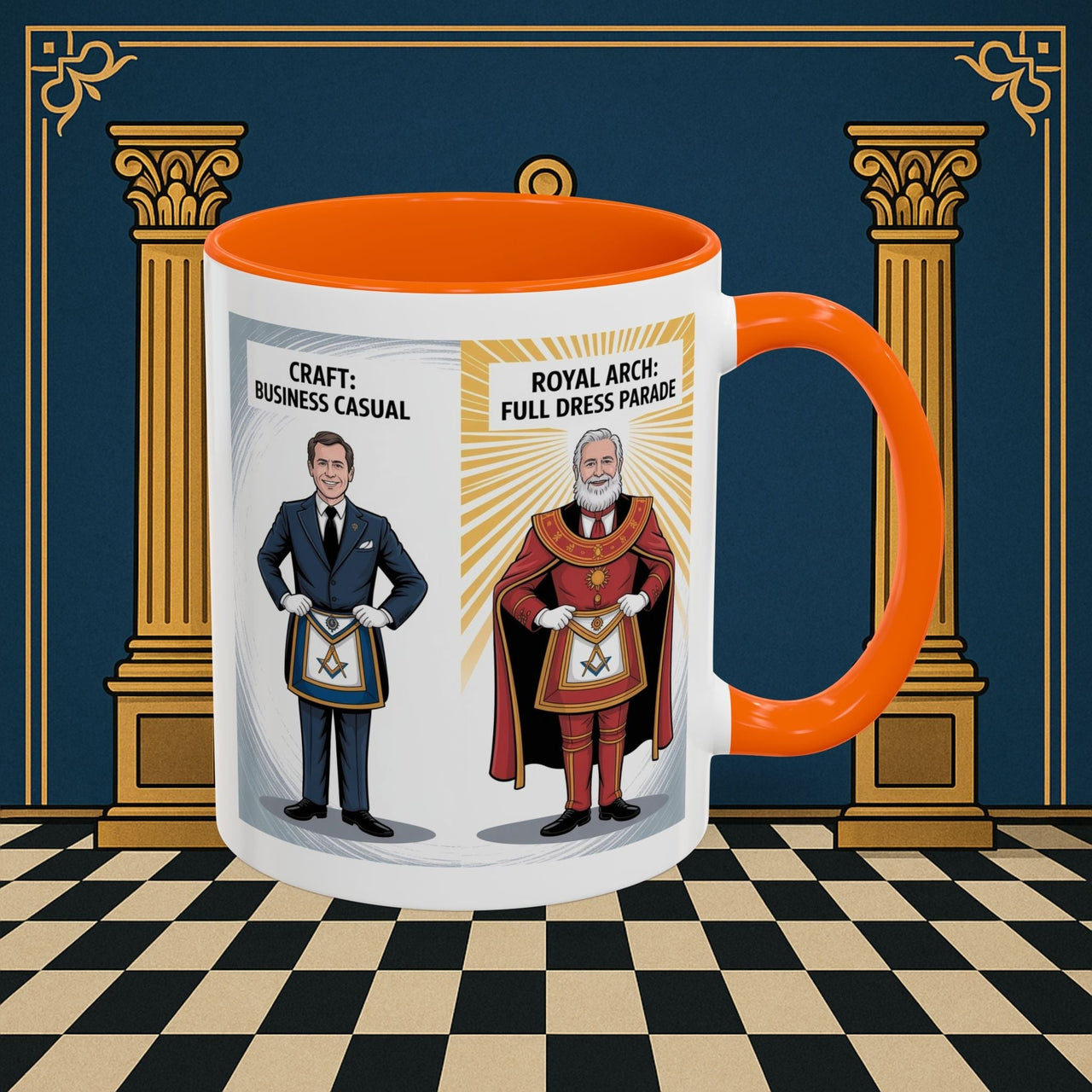 Premium Ready to Go Freemason Design | Masonic Dress Code Decoded | Royal Arch - Masonic Mugs