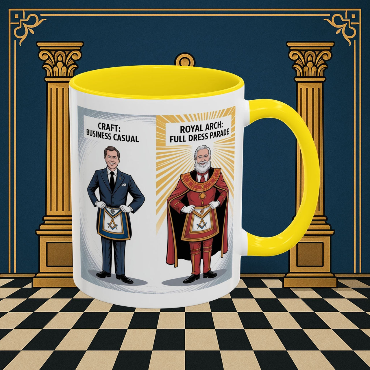 Premium Ready to Go Freemason Design | Masonic Dress Code Decoded | Royal Arch - Masonic Mugs