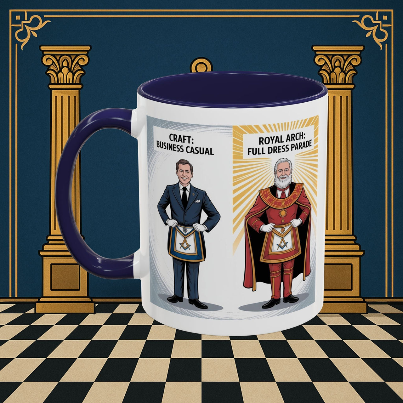 Premium Ready to Go Freemason Design | Masonic Dress Code Decoded | Royal Arch - Masonic Mugs
