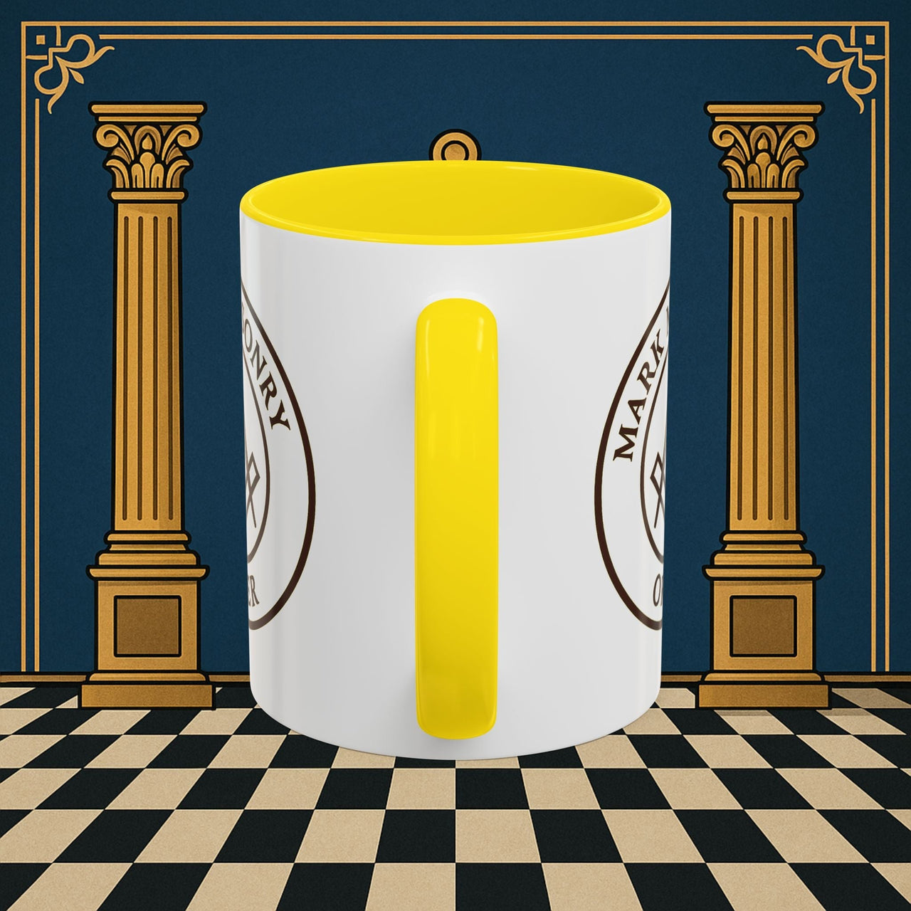 Premium Ready to Go Freemason Design | Masonic Emblem of Precision | Mark Masonry - Masonic Mugs