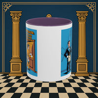 Premium Ready to Go Freemason Design | Masonic Manners: Vintage Cartoon Guide to Junior Deacon Etiquette, Junior Deacon - Masonic Mugs