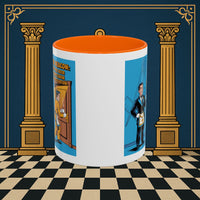 Premium Ready to Go Freemason Design | Masonic Manners: Vintage Cartoon Guide to Junior Deacon Etiquette, Junior Deacon - Masonic Mugs