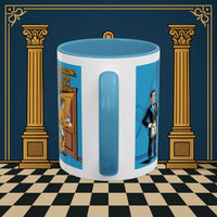Premium Ready to Go Freemason Design | Masonic Manners: Vintage Cartoon Guide to Junior Deacon Etiquette, Junior Deacon - Masonic Mugs
