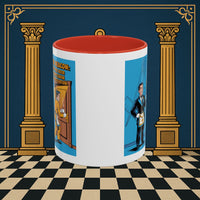 Premium Ready to Go Freemason Design | Masonic Manners: Vintage Cartoon Guide to Junior Deacon Etiquette, Junior Deacon - Masonic Mugs