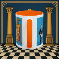 Premium Ready to Go Freemason Design | Masonic Manners: Vintage Cartoon Guide to Junior Deacon Etiquette, Junior Deacon - Masonic Mugs