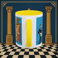 Premium Ready to Go Freemason Design | Masonic Manners: Vintage Cartoon Guide to Junior Deacon Etiquette, Junior Deacon - Masonic Mugs