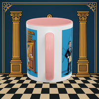 Premium Ready to Go Freemason Design | Masonic Manners: Vintage Cartoon Guide to Junior Deacon Etiquette, Junior Deacon - Masonic Mugs