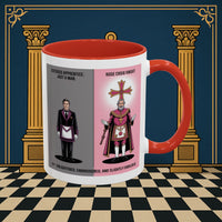Premium Ready to Go Freemason Design | Masonic Metamorphosis | Rose Croix - Masonic Mugs