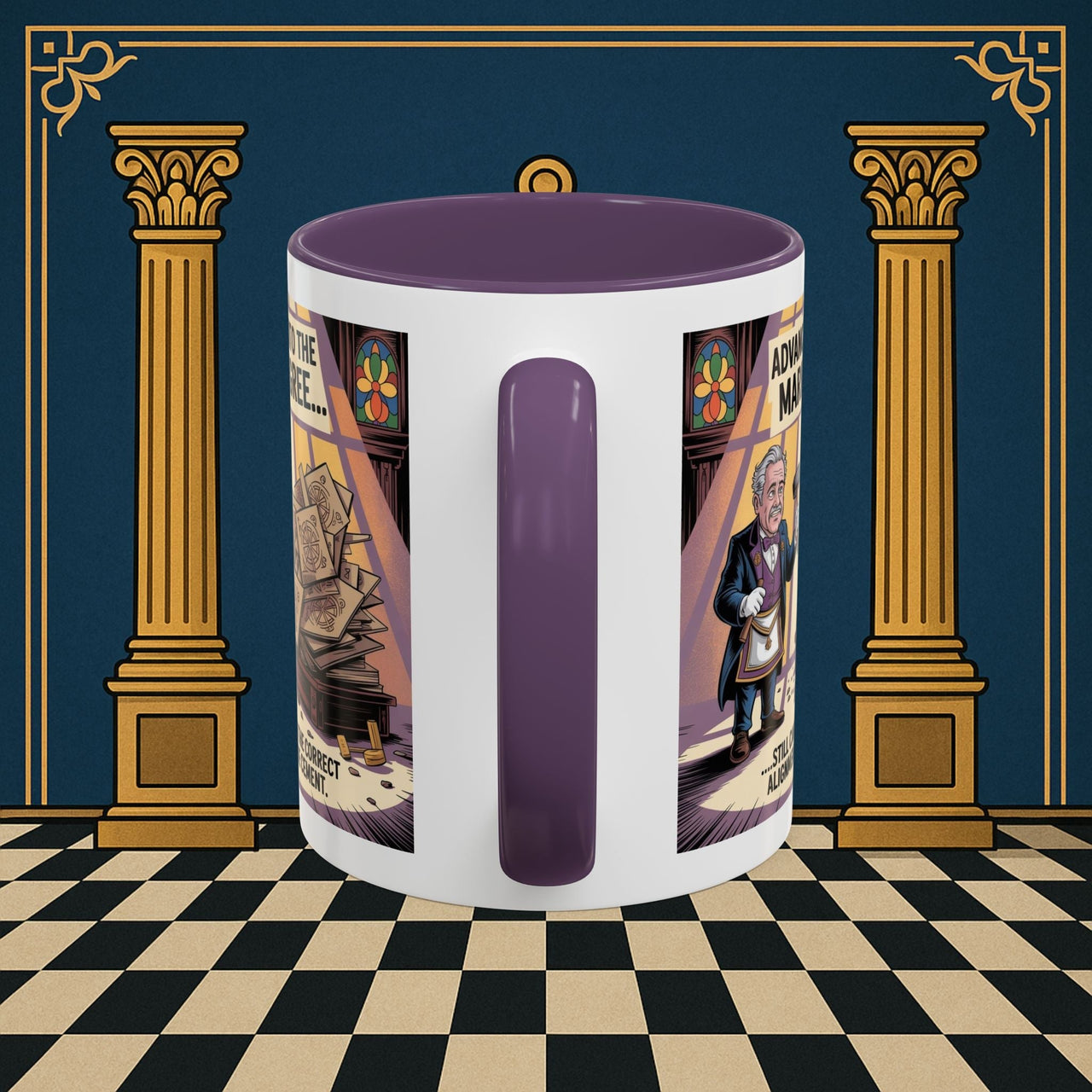 Premium Ready to Go Freemason Design | Masonic Misalignment | Mark Masonry - Masonic Mugs