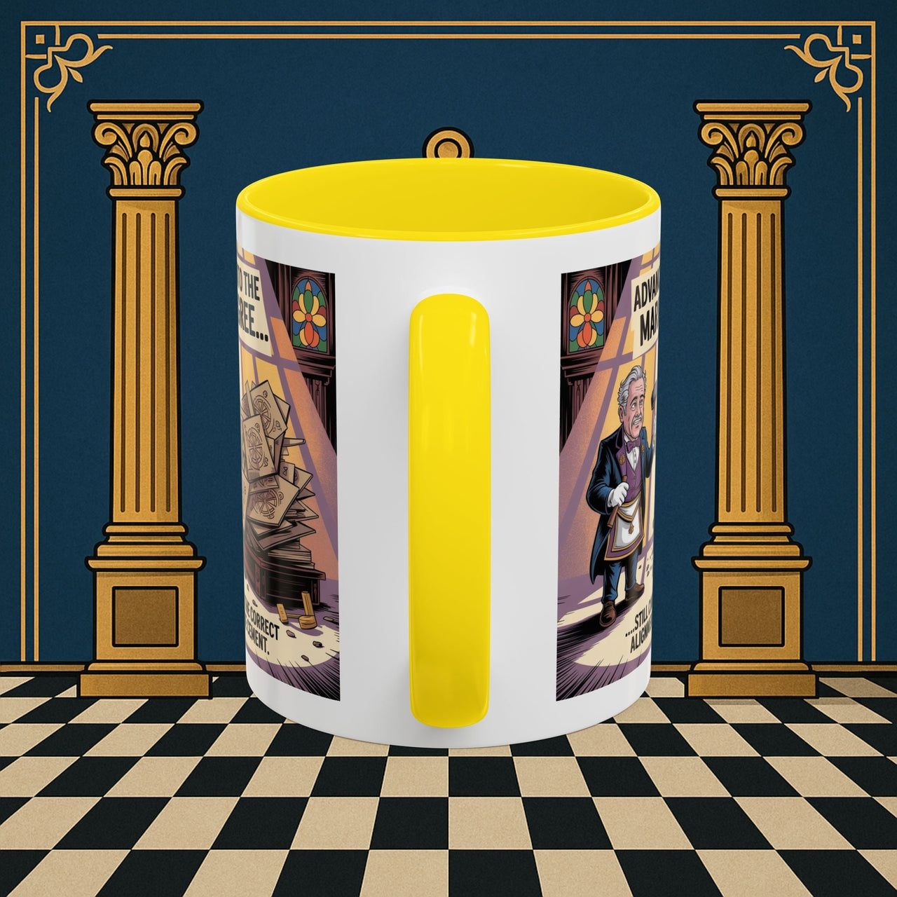 Premium Ready to Go Freemason Design | Masonic Misalignment | Mark Masonry - Masonic Mugs