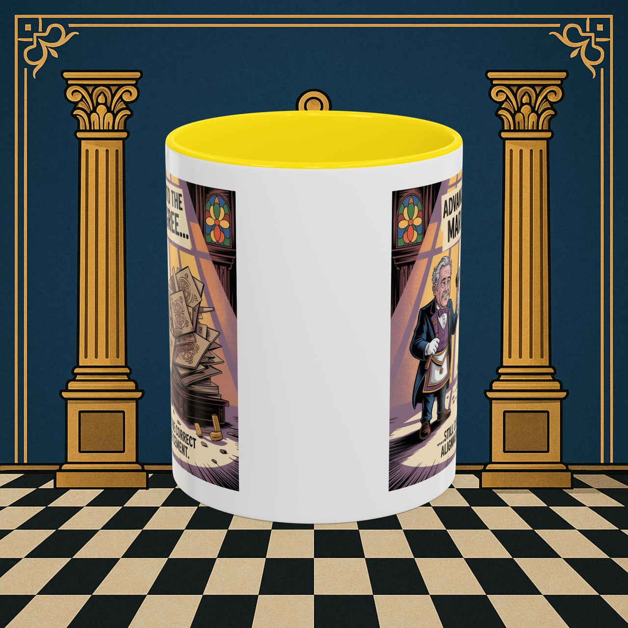 Premium Ready to Go Freemason Design | Masonic Misalignment | Mark Masonry - Masonic Mugs