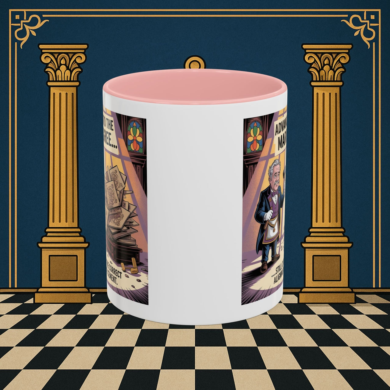 Premium Ready to Go Freemason Design | Masonic Misalignment | Mark Masonry - Masonic Mugs