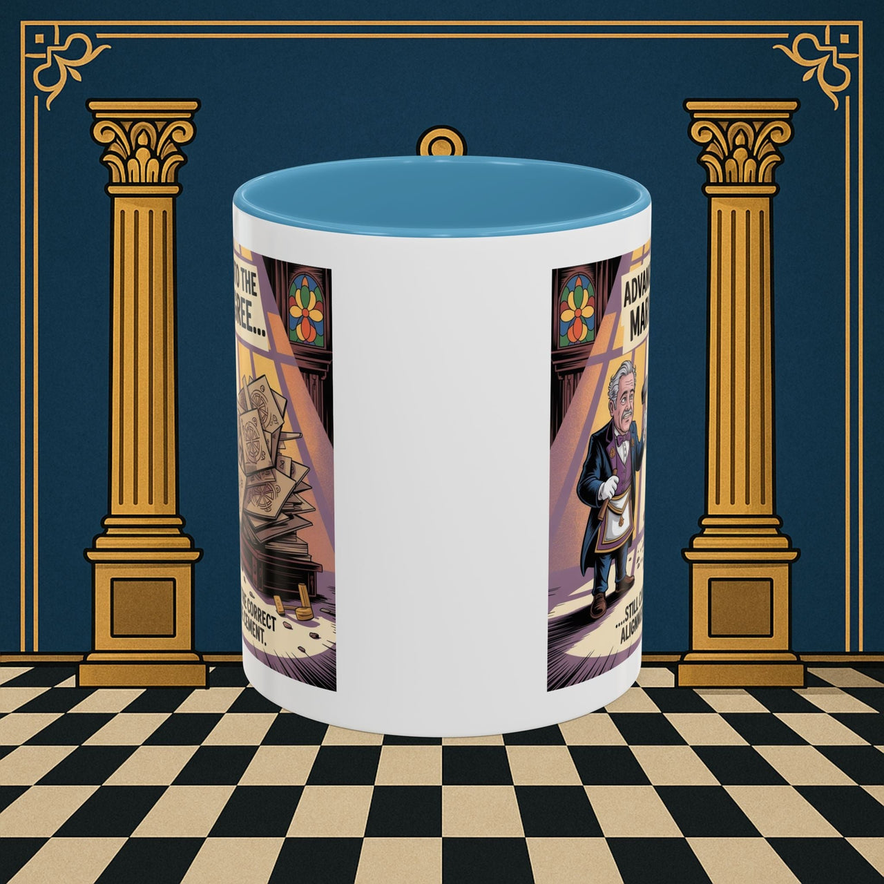 Premium Ready to Go Freemason Design | Masonic Misalignment | Mark Masonry - Masonic Mugs