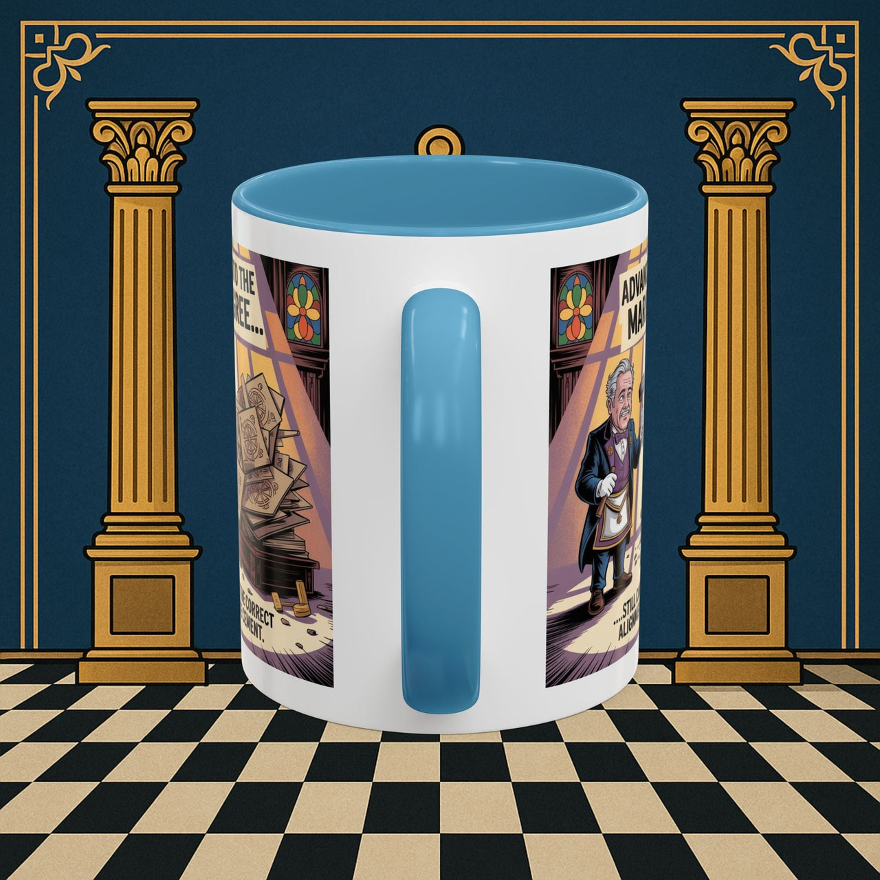 Premium Ready to Go Freemason Design | Masonic Misalignment | Mark Masonry - Masonic Mugs