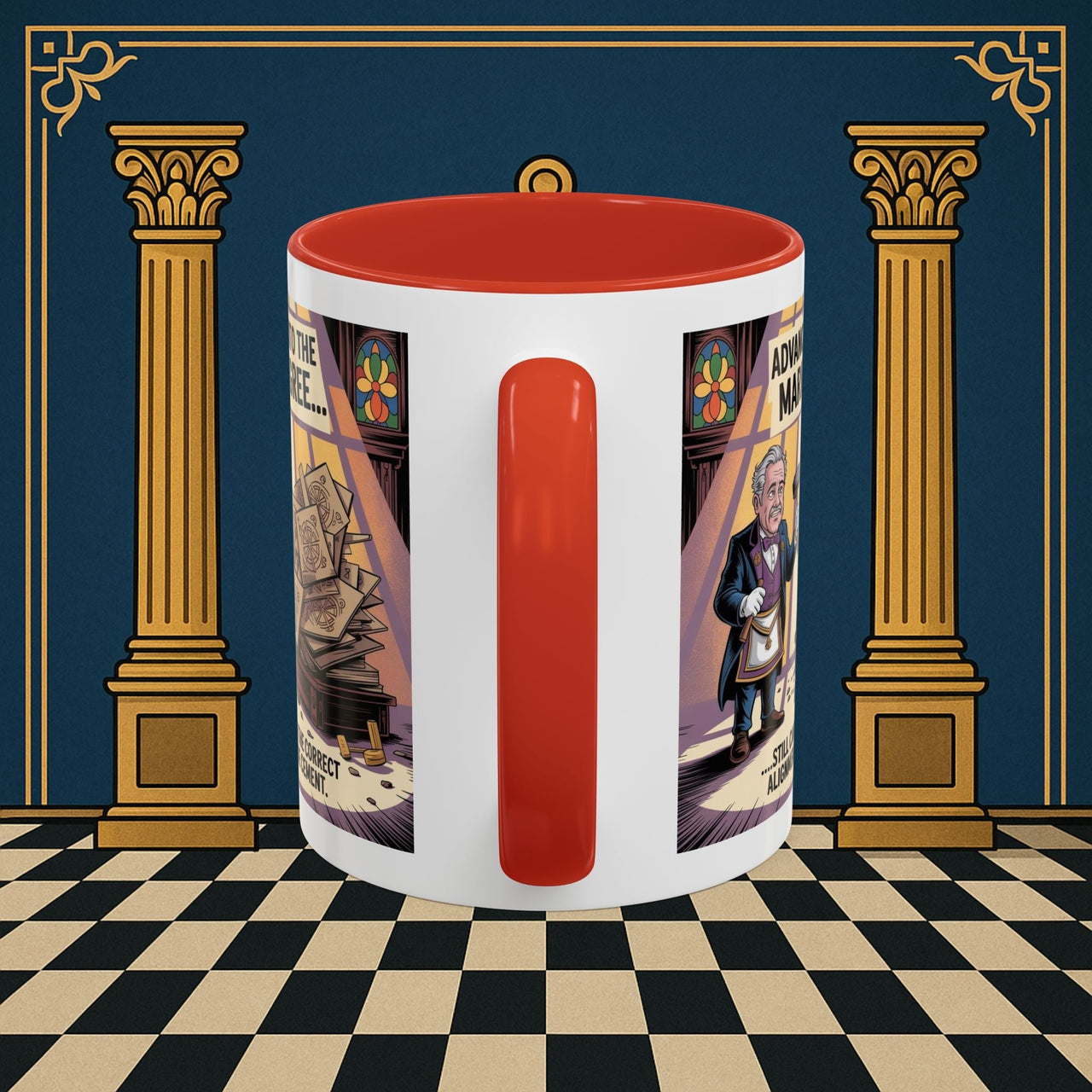Premium Ready to Go Freemason Design | Masonic Misalignment | Mark Masonry - Masonic Mugs