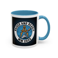 Premium Ready to Go Freemason Design | Master Mason Raising | Raised and Ready 2025 - Masonic Mugs