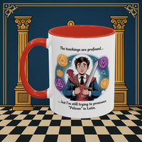 Premium Ready to Go Freemason Design | Mystical Linguistic Odyssey | Rose Croix - Masonic Mugs