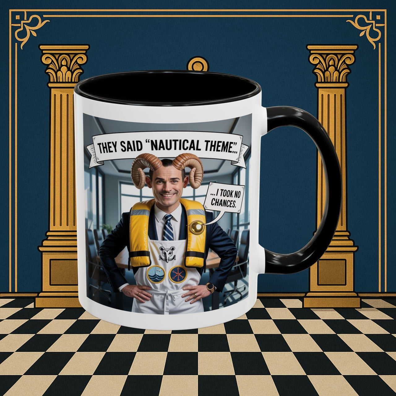 Premium Ready to Go Freemason Design | Nautical Nonsense | Royal Ark Mariners - Masonic Mugs