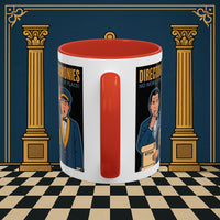 Premium Ready to Go Freemason Design Ready to Go | Accent Coloured 11oz Mug | Ceremonial Protocol | Director of Ceremonies - Masonic Mugs