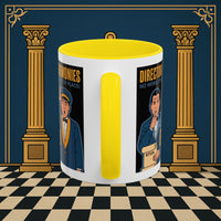 Premium Ready to Go Freemason Design Ready to Go | Accent Coloured 11oz Mug | Ceremonial Protocol | Director of Ceremonies - Masonic Mugs
