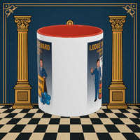 Premium Ready to Go Freemason Design Ready to Go | Accent Coloured 11oz Mug | Charity Champions | Charity Steward - Masonic Mugs