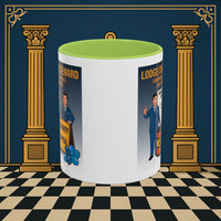 Premium Ready to Go Freemason Design Ready to Go | Accent Coloured 11oz Mug | Charity Champions | Charity Steward - Masonic Mugs