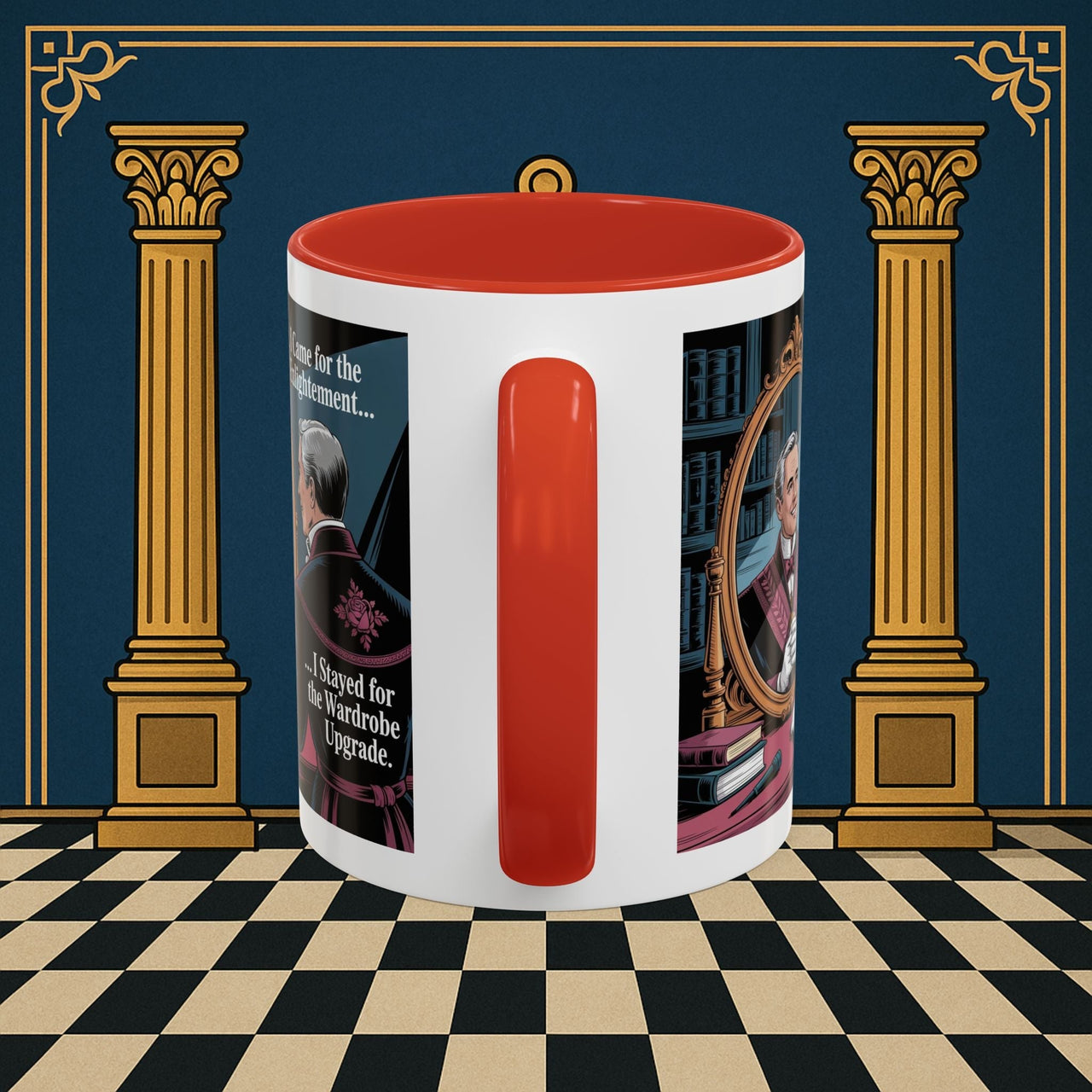Premium Ready to Go Freemason Design | Reflections of Self | Royal Arch - Masonic Mugs