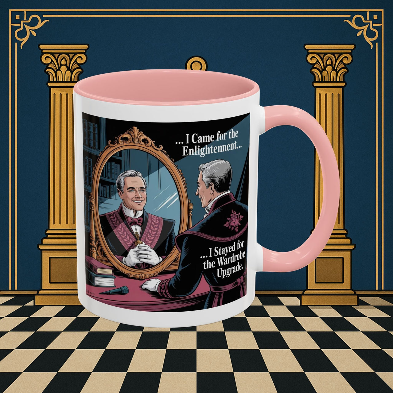 Premium Ready to Go Freemason Design | Reflections of Self | Royal Arch - Masonic Mugs