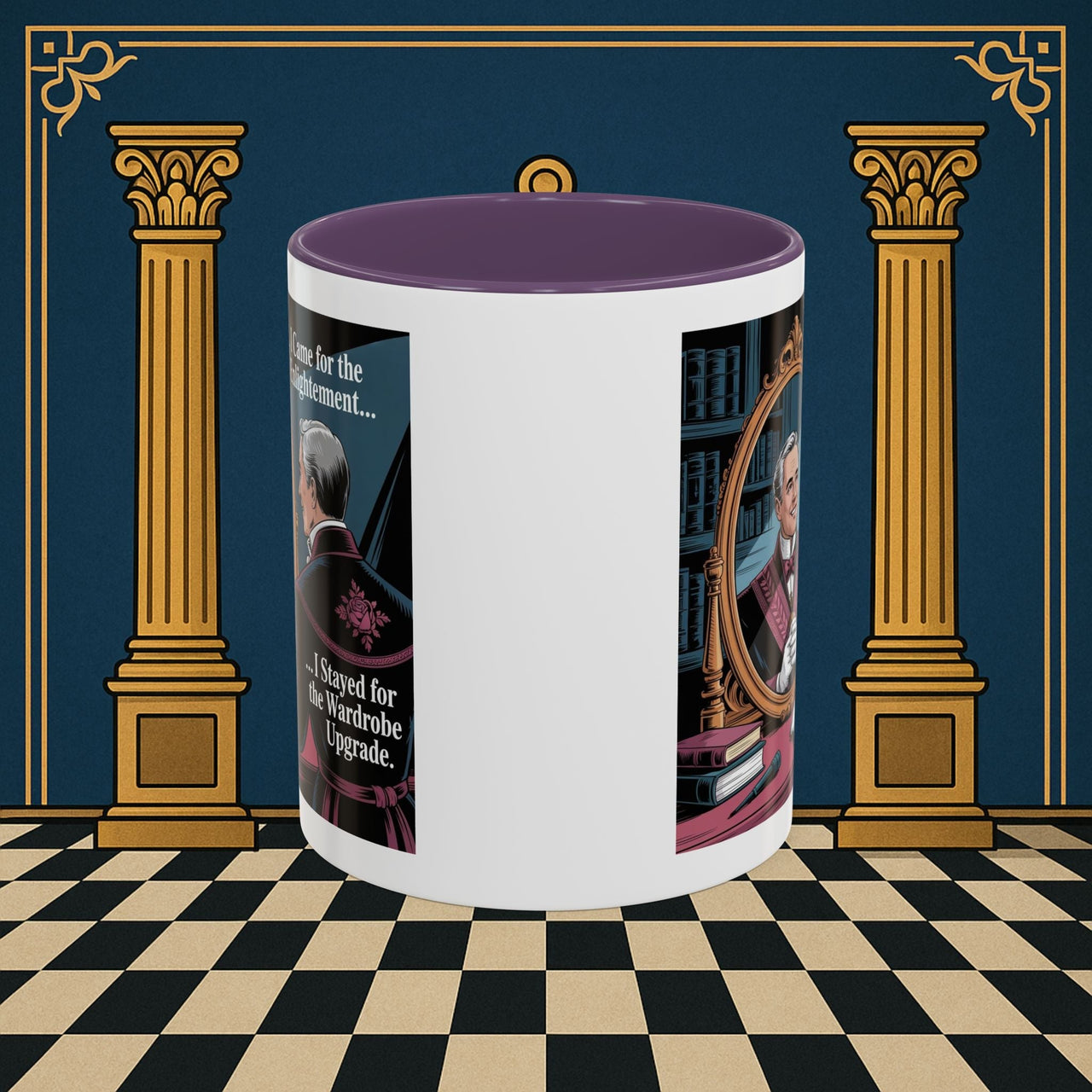 Premium Ready to Go Freemason Design | Reflections of Self | Royal Arch - Masonic Mugs