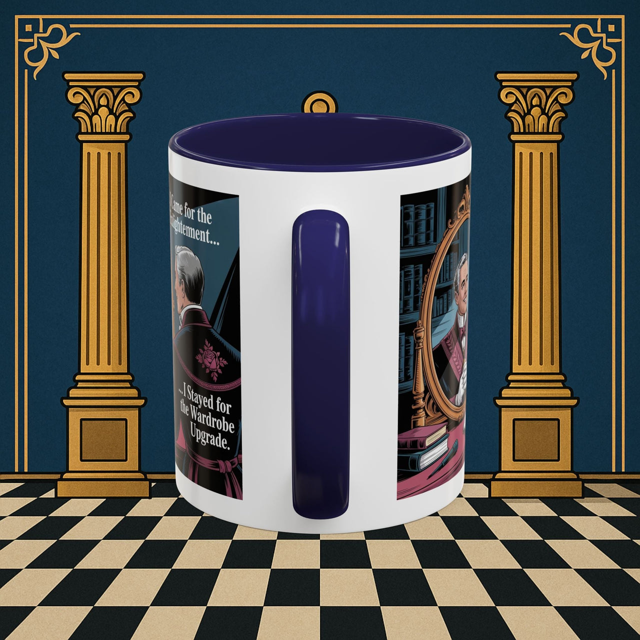 Premium Ready to Go Freemason Design | Reflections of Self | Royal Arch - Masonic Mugs