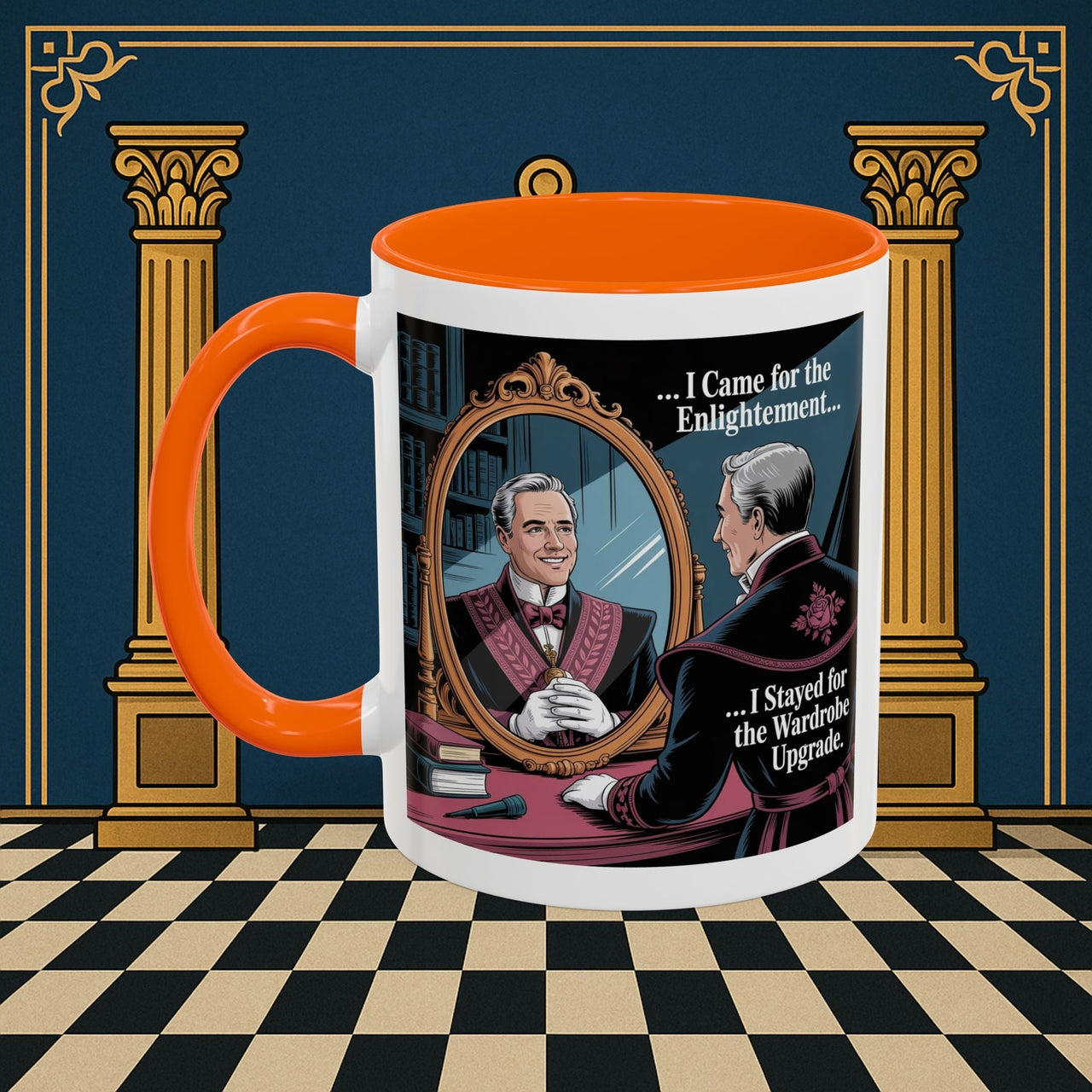 Premium Ready to Go Freemason Design | Reflections of Self | Royal Arch - Masonic Mugs
